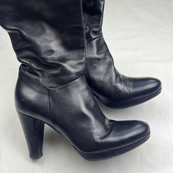 Vintage leather boots - Picture 3 of 8